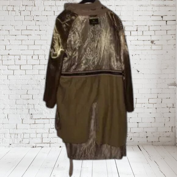 Vintage F.R. Tripler Men's Microfiber Mac Coat with Belt Liner Interior Pockets - Picture 5 of 11